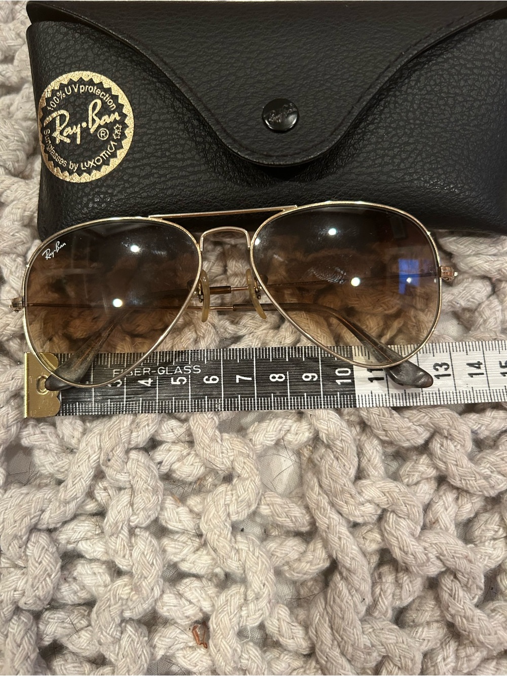 Ray-Ban Aviators Brown lenses - Picture 3 of 7